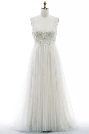beaded lace and tulle wholesale plus size wedding dress