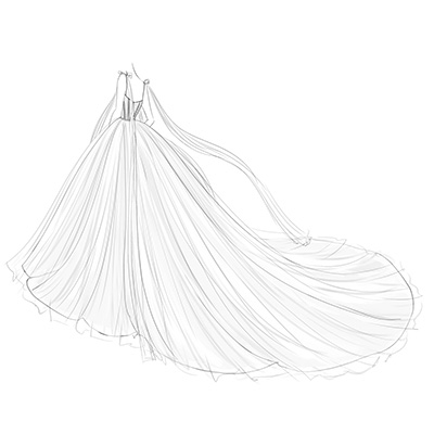 custom dress sketch 2