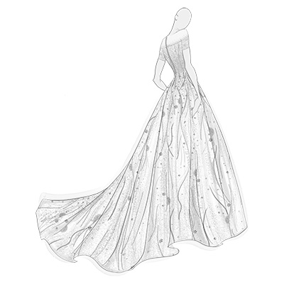 custom dress sketch 4