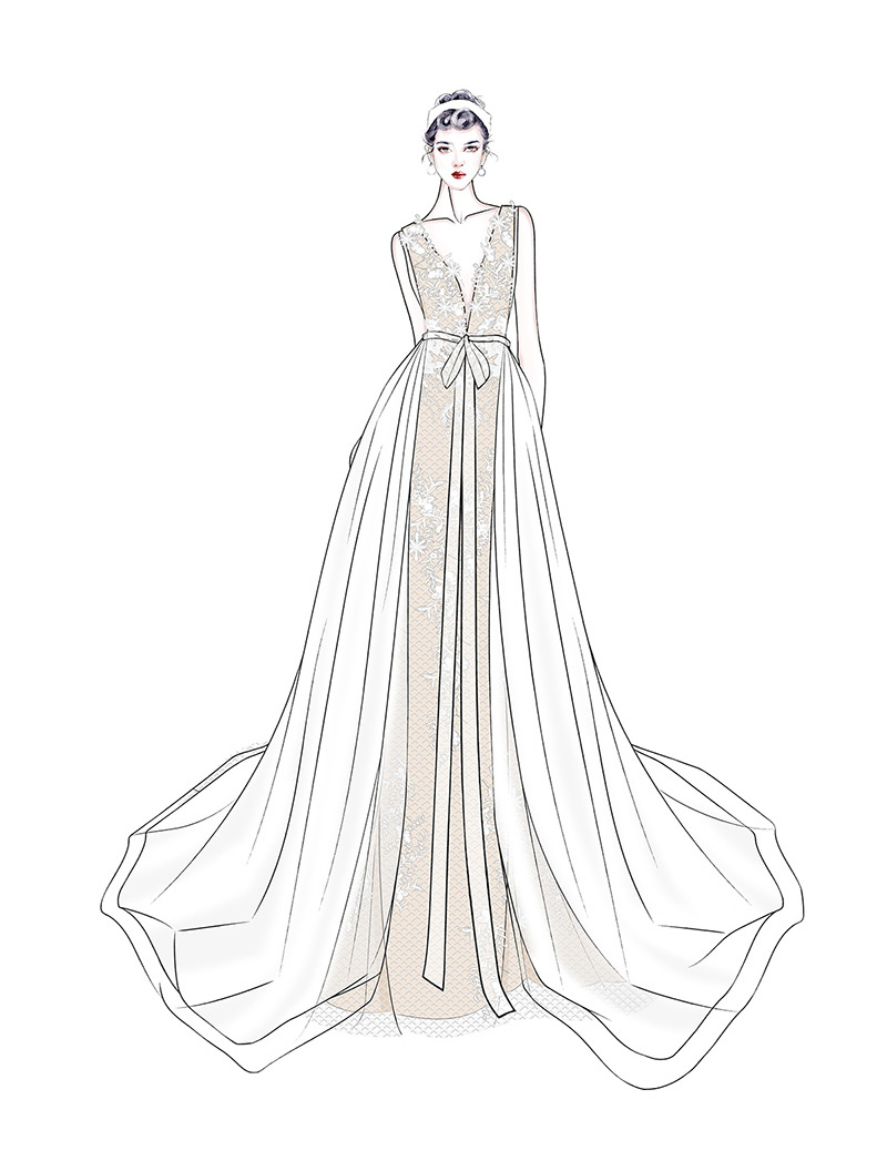 dress sketch